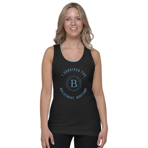 I Survived the BalletBeFit Bootcamp tank top (unisex)