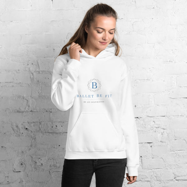 Unisex BalletBeFit Hoodie (White)