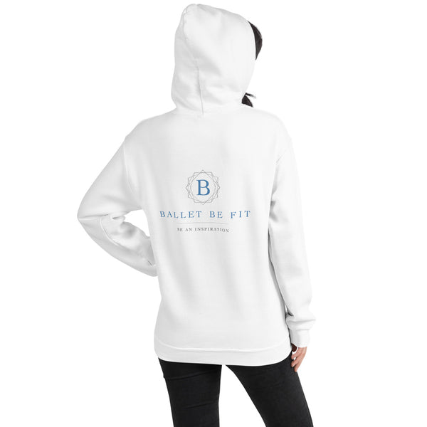 BalletBeFit Printed Back Unisex Hoodie